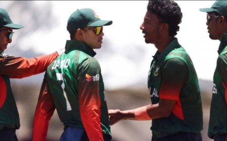 যুক্তরাষ্ট্রকে হারিয়ে সুপার সিক্সে জুনিয়র টাইগাররা 