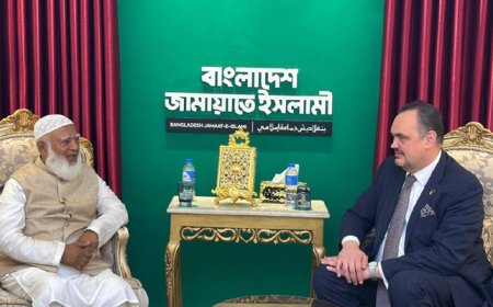 US envoy pays courtesy call on Jamaat Ameer