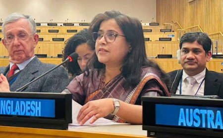 জাতিসংঘ শান্তি বিনির্মাণ কমিশনের সহ-সভাপতি নির্বাচিত বাংলাদেশ