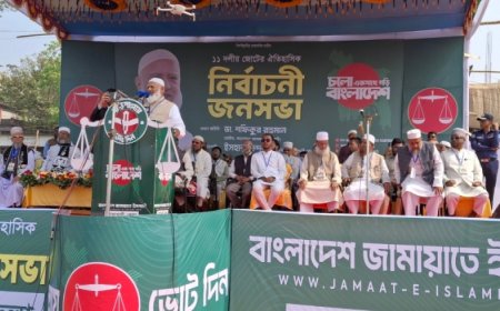 ক্ষমতায় যাওয়ার আগে যারা অপকর্মে জড়িয়েছে তাদের হাতে দেশ নিরাপদ নয়: জামায়াত আমির