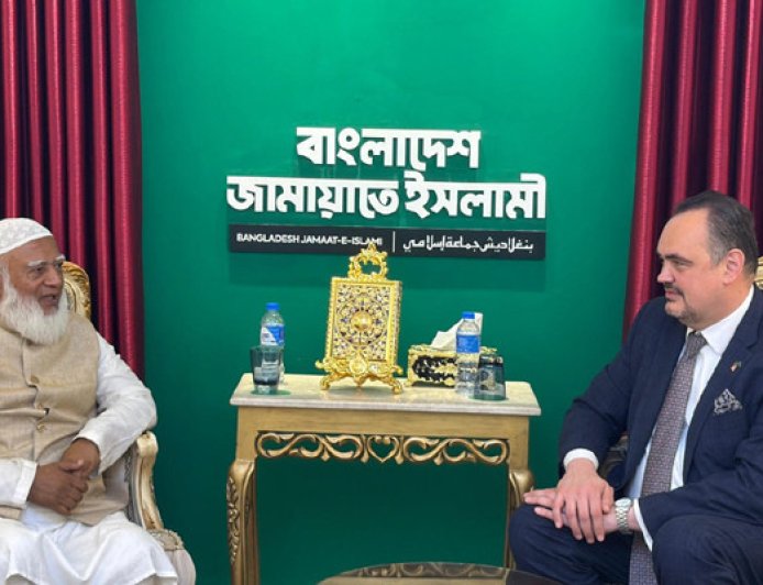 US envoy pays courtesy call on Jamaat Ameer