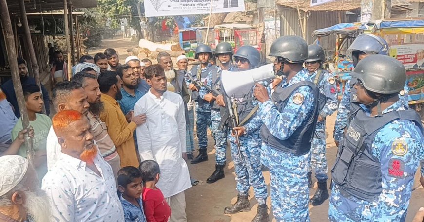 উপকূলীয় ও নদী তীরবর্তী এলাকায় কোস্টগার্ডের নির্বাচনি দায়িত্ব পালন শুরু