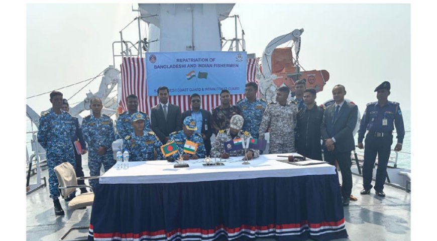 Bangladesh, India exchange detained fishermen