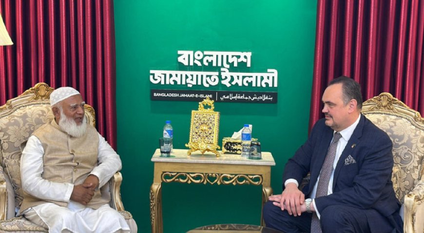 US envoy pays courtesy call on Jamaat Ameer