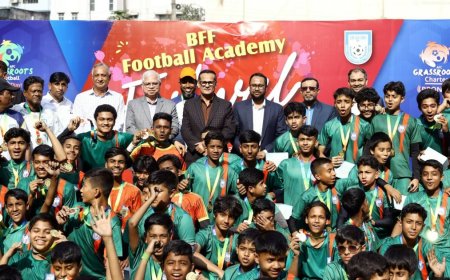 খুদে ফুটবলারদের নিয়ে উৎসব 