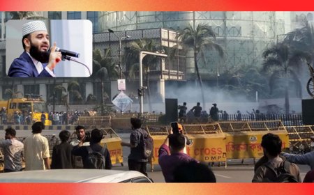 যমুনামুখী মিছিলে পুলিশের বাধা, নিন্দা মাওলানা আজহারীর