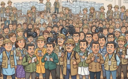 আন্তর্জাতিক পর্যবেক্ষক ও বিদেশি সাংবাদিকদের ঢল