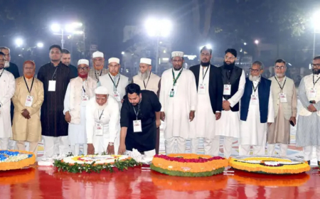 প্রথমবার কেন্দ্রীয় শহীদ মিনারে জামায়াতের আমির; শহীদ মিনারে রাষ্ট্রীয় শ্রদ্ধা