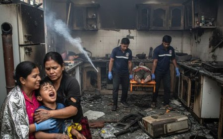 রায়েরবাজারে গ্যাস বিস্ফোরণে শিশুসহ একই পরিবারের চারজন দগ্ধ