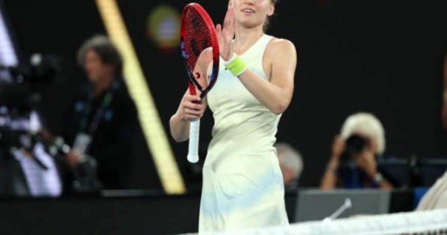 সাবালেঙ্কাকে হারিয়ে প্রথমবার অস্ট্রেলিয়ান ওপেন জিতলেন রিবাকিনা