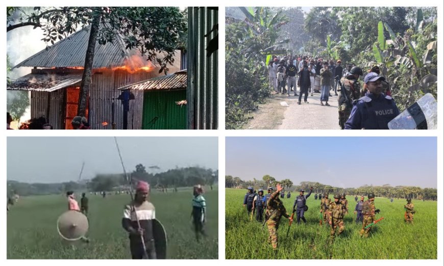 ফরিদপুরে ময়েনদিয়া বাজার নিয়ন্ত্রণে সংঘর্ষ,  আহত ৩০