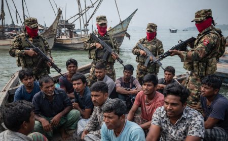 টেকনাফে নাফ নদীতে  ১৩ জেলেকে অপহরণ করেছে আরাকান আর্মি
